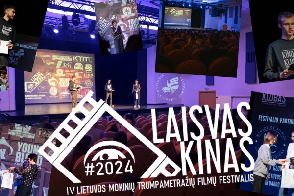 Lietuvos mokinių filmų festivalis „Laisvas kinas 2024“